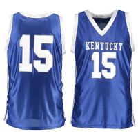 Kentucky Wildcats NCAA College Blue Basketball Jersey 