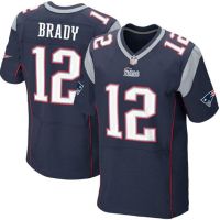 Mens New England Patriots Tom Brady Nike Elite Style Navy Blue Jersey