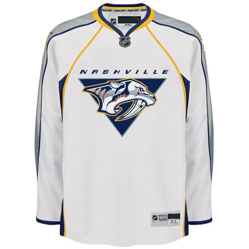 Nashville Predators NHL Premium White Hockey Game Jersey